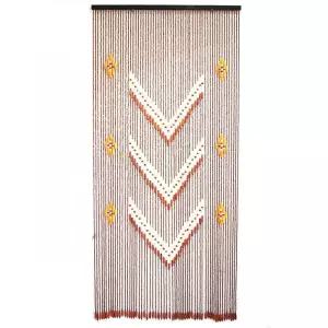 목재 구슬 커튼 파티션 공간분리 우드발 가정용 홈 거실 문발 비즈발 칸막이