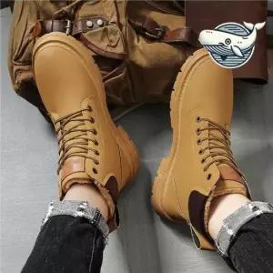 로우워커 남성 방한 겨울 워커 따뜻한 털안감 키높이