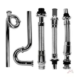 세면기트랩 일체형 배수관 연결 부속 트랩 설치