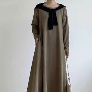 [옷은날개] 무지 롱원피스 긴팔 추천 빅사이즈A라인 인기