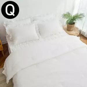여름 이불 패드세트 퀸 Q (화이트) (베개솜 별매) 이불