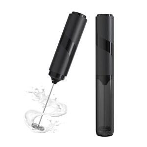 커버가 있는 밀크 프로더 핸드헬드 배터리로 작동하는 전기 폼 메이커 완드 커피 라떼 말차 핫 초콜릿용 거품기