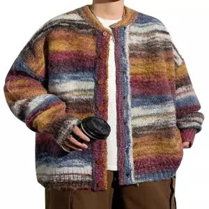 남자롱가디건 빅사이즈 루즈핏 카디건 니트