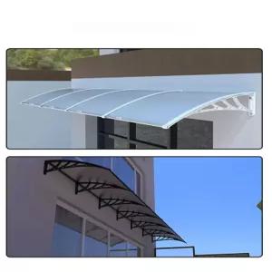 건물 어닝 현관 입구 창문 렉산 방수 캐노피