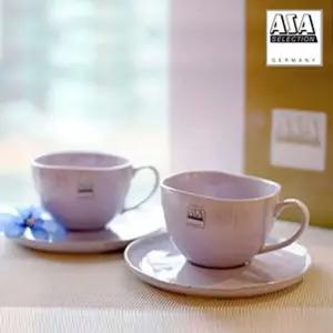 아사셀렉션 브러쉬드 감성그릇 커피잔 2인세트 빈티지커피잔