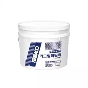 테라코 아크릴릭필러 5kg 퍼티 벽면 균열 보수 균열보수 외부용 퍼티 5kg 페인트 작업
