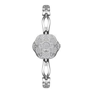 ADSBIAOye 우아한 여성 시계 꽃 모양 다이아몬드 플립 패션 럭셔리 팔찌 u200BDress 여성 시계 30M 방수 쿼츠 여성 손목시계