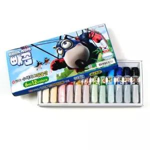 동아교재 KM90BW02 수채물감 12색 (빼꼼)