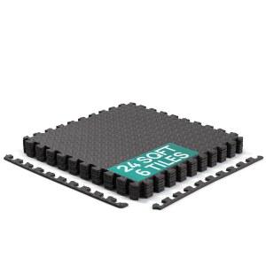 예스4올 24SQFT-120SQFT 퍼즐 운동 매트 장비용 테두리가 있는 EVA 연동 폼 바닥 타일