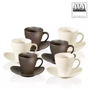 빈티지찻잔 아사셀렉션 감각적인 쿠바 커피잔 6인세트