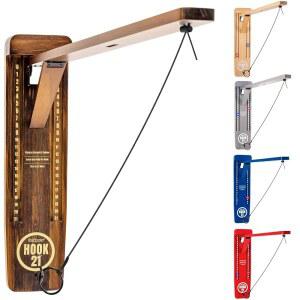 고스포츠 훅 21 월마운트 링 스윙 게임 - 접이식 팔로 실내 또는 실외에서 플레이하기