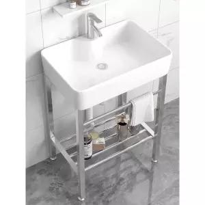 간이 세면대 스탠드 카페 사무실 이동형 화장실 싱크대 간편 무타공 탑블