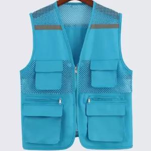 작업복 조끼 매쉬 가볍고 통기성이 뛰어나 활동량이 많은 작업 환경에서 착용