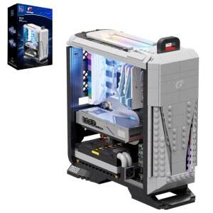 브릭케이 테크니컬 클램핑 빌딩 블록 세트 PC 데스크톱 컴퓨터 키트 가정 또는 사무실용 창의적인 수집형 빌드 앤 디스플레이 모델