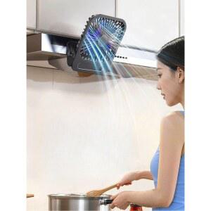 자력 선풍기 무선 써큘레이터 화이트 얼음 다용도