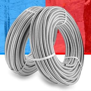 [호환품]스테인리스 스틸 확장형 호스 개폐식 워터 주름관 파이프 SUS304SUS316L1/4 인치 3/8 1/2 3/4 1 1.