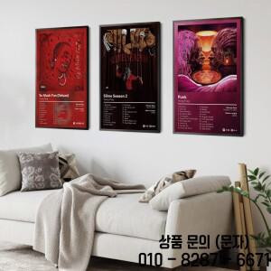 팝랩 음악 앨범 커버 Young Thug 포스터 미적 힙합 록 JEFFERY Slime Season 캔버스 아트 홈 룸 벽 장식