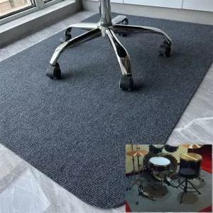 매트 드럼 의자 체어 바닥 보호 장판긁힘방지 거실러그 카페트