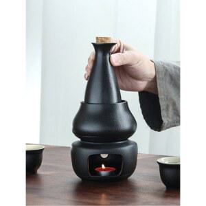 술잔 도쿠리 세트 워머 세라믹 사케 중탕기 정종