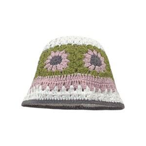 뜨개질 모자 코바늘 여성 챙 코튼 바캉스 벙거지 수제