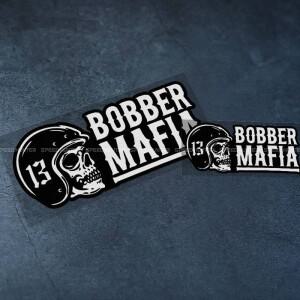 빈티지 Bobber 오토바이 스티커 해골 헬멧 레트로 RacingVnyl Motocross 데칼