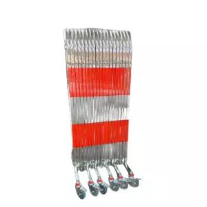 자바라 바리게이트 이동식 울타리 출입문 안전 길이2m