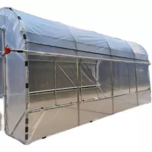 가정용 비닐하우스 텃밭 조립식 겨울집 자재 농막 농업용 창고 다육이 비닐 하우스 미니온실