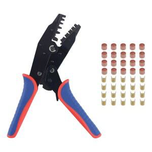 FYSETC 3D 프린터 액세서리 벨트 도구: 빌드 인쇄 프로젝트 드라이브를 위한 40Pcs 구리 버클 와이어 케이블 커넥터가 있는 2GT 금속 클램프 헤비 듀티 프레스 플라이어