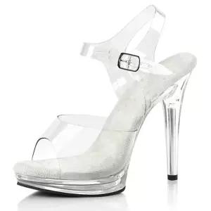 투명 유리구두 워킹 슬리퍼 하이힐 비키니 힐 샌들 슬리퍼힐 투명힐 여성 유리 미인대회