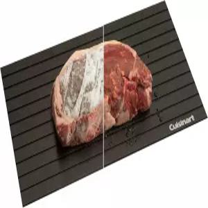 쿠시나트 바비큐 해동 트레이 냉동 고기용 전도성 알루미늄 급속 플레이트 자연스러운 풍미를 보존하는