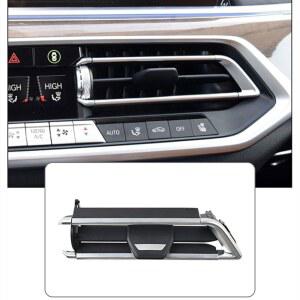 부품 수거 전면 중앙 좌측 우측 통풍구 그릴 AC 슬라이드 클립 수리 키트 BMW X5 X6 X7 G05 G06 G07 2019-2021 OE# 6119458543 6119458541 (센터 우측) 교체