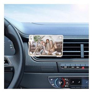피그페이드 아크릴 자동차 그림 프레임 에어 벤트 클립, 자동차용 마그네틱 프레임이 있는 통풍 클립은 나만의 사진과 가족 사진, 유니버설 사진 홀더를 보여줍니다