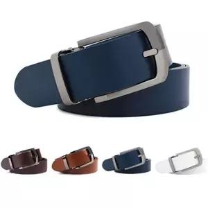 69_15 통가죽 고급 남성용 버클벨트 캐주얼 정장 학생