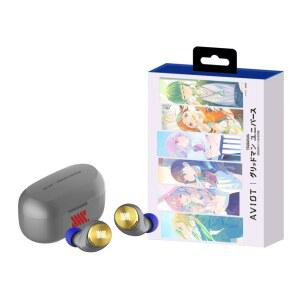 AVIOT 그리드맨 유니버스 무선 이어버드 TE-D01v-GMU 공식 라이선스( 에디션) 스페셜 패키지 디자인 일본어 보이스 노이즈 캔슬링