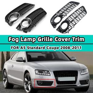 Audi A5 쿠페스포츠백 2008-2011 Cabriolet 안개등 램프 그릴 커버 키트 용 허니컴 메쉬 앞 범퍼