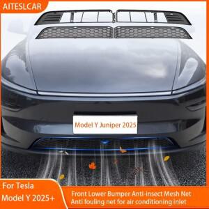 테슬라 모델 Y Juniper 2025 용 앞 범퍼 그릴 메쉬 공기 흡입구 통풍구 커버 가드 보호대 곤충 방지 네트