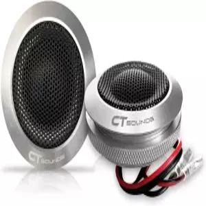 CT 사운드 메소 25mm 100와트 플러시 마운트 프리미엄 실크돔 트위터 페어