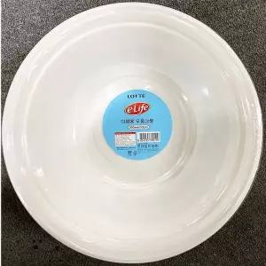 일회용우동그릇 캠핑 행사용 다회용 면기 우동 용기 그릇 200mm 10P