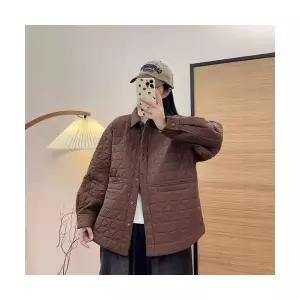 여자 봄 탑 여숄카라 패딩코트 ？스티치 루즈핏 싱글 카디건 기모패딩느낌 순색 원픽1