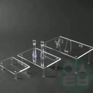 위센티브 아크릴 소품테이블 중형 쥬얼리진열대