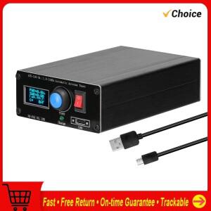 ATU-100-0A 1.8-55MHz30MHz 미니 자동 안테나 튜너 OLED 디스플레이 알루미늄 외장 케이스 1800mAh 배터리