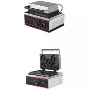 미니 도넛 메이커 가정용 구운도넛 제조기 와플 자동 논스틱 코팅 도넛메이커 베이킹 간식