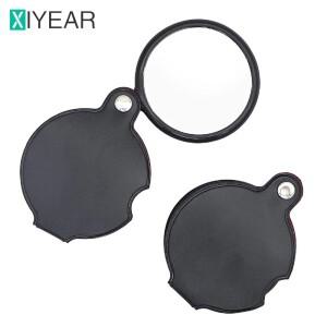 어린이용 소형 확대경, 노인 포켓 독서 닫기 작업 미니 접이식 10X