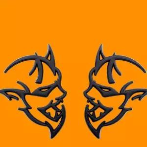 오토바이 엠블럼 스티커 자동차 데코 마크 튜닝 블랙