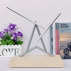 스윙잉스틱 멍때리기 이중진자운동 무한동력 검은색 번개 진자운동