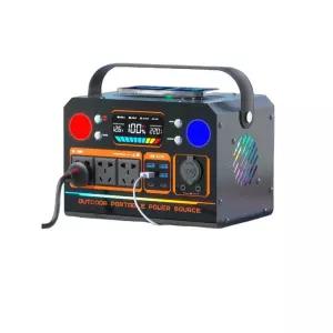 소형 파워뱅크 600W 휴대용 캠핑 캠핑용 220V 보조 충전기 낚시