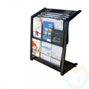 굿마켓 이동형 카다로그 꽂이 잡지걸이 팜플렛꽂이 스탠드걸이 카탈로그거치대