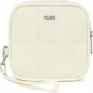 여성용 클루시 퍼프 손목시계 지갑 대용량 3 지퍼 나일론 퀼트 클러치