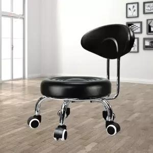 이동식 등받이 의자 체어 좌식 바퀴 스툴 낮은