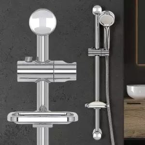 슬라이드바 샤워헤드걸이 거치대 샤워기고정홀더 50